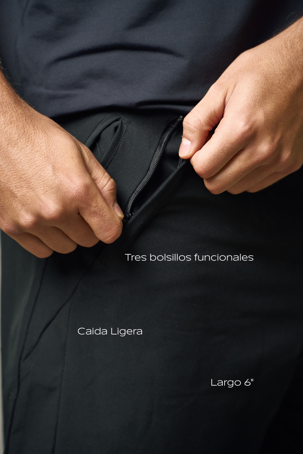 PACE SHORTS - ENDURING BLACK