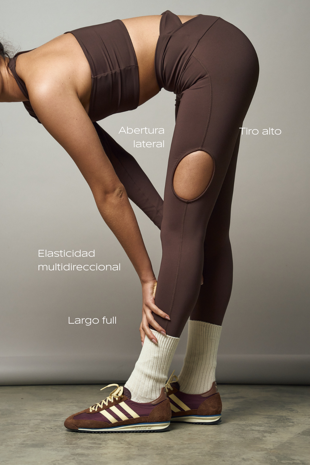 RISE LEGGINGS - ROOTED BROWN