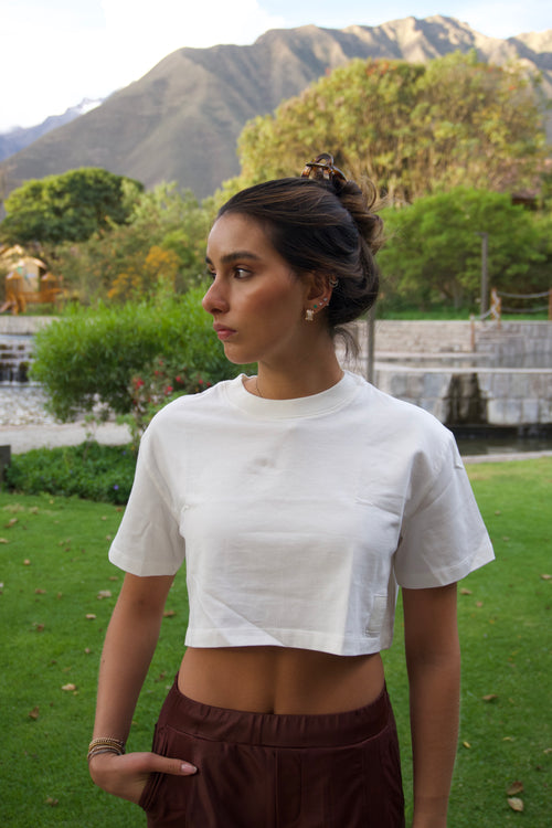 Native T-Shirt Mujer - White