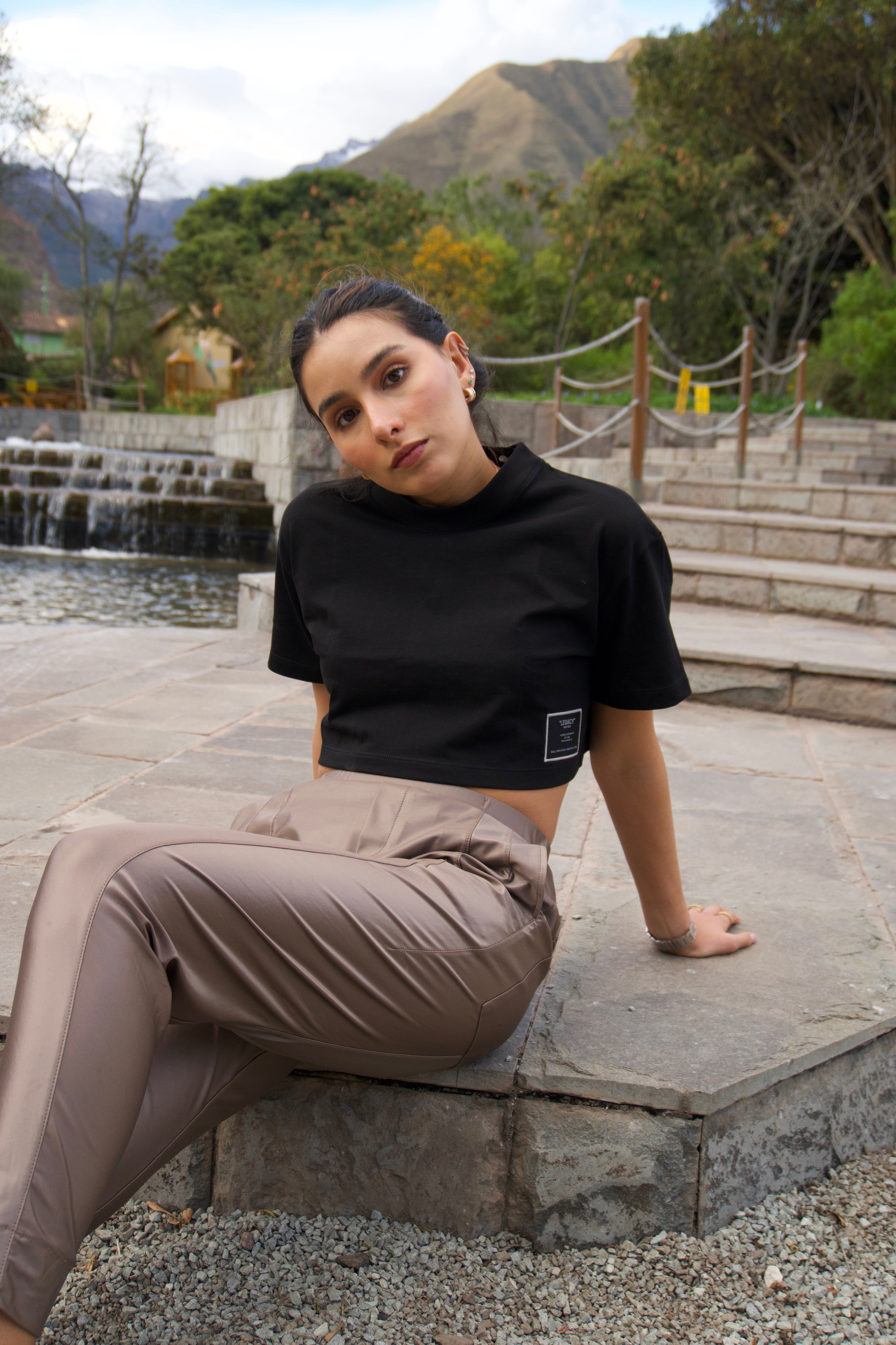 Native T-Shirt Mujer - Black