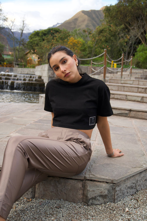 Native T-Shirt Mujer - Black