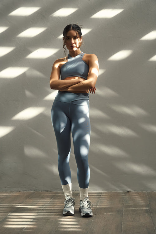 FREQUENCY LEGGINGS - FOCUS BLUE